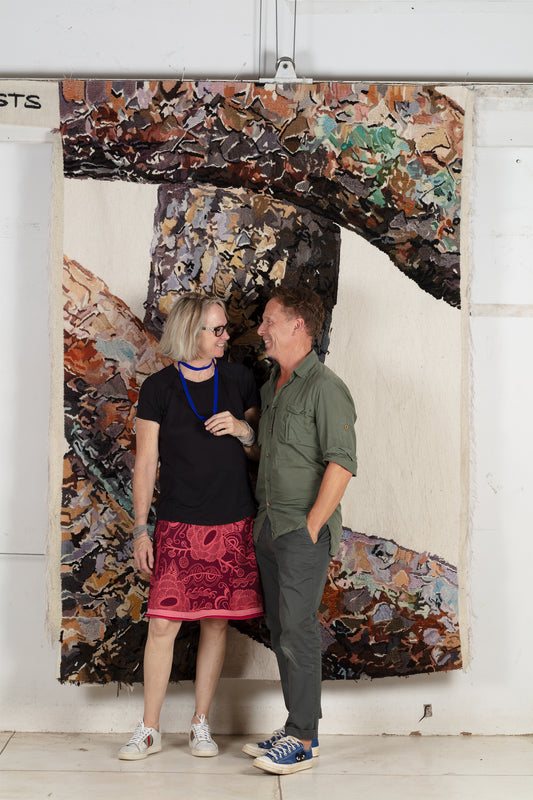 Graeme Black and Tina in front of Longwood: Yorkshire